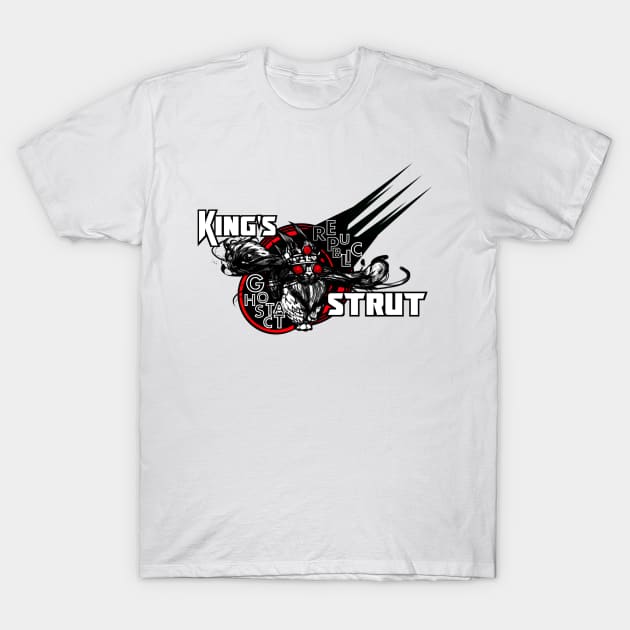 King's Strut (Ghostcat Republic) T-Shirt by King Caiman